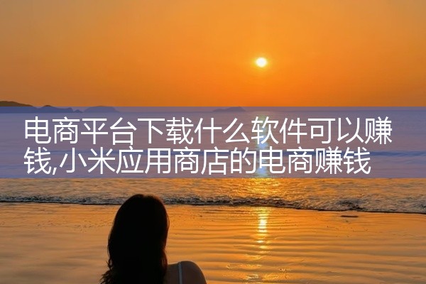 电商平台下载什么软件可以赚钱