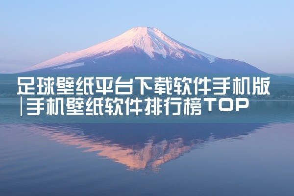 足球壁纸平台下载软件手机版