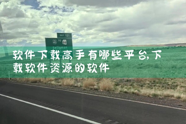 软件下载高手有哪些平台