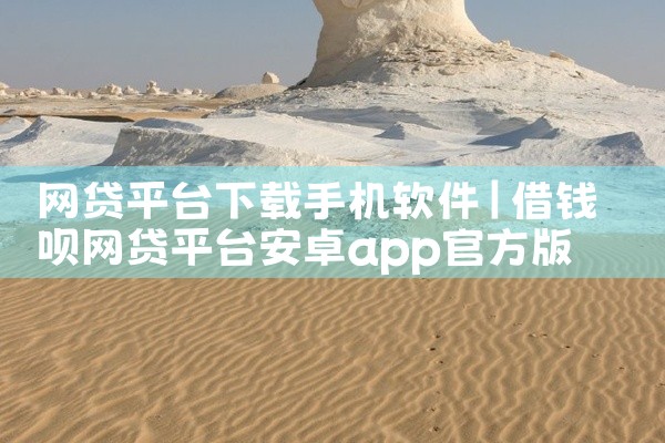 网贷平台下载手机软件